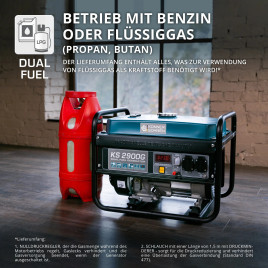 Генератор газобензиновий Könner & Söhnen KS 2900G