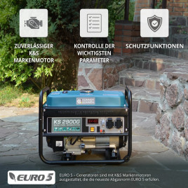Générateur GPL/essence Könner & Söhnen KS 2900G