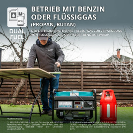 Зріджений газ/бензиновий генератор Könner & Söhnen KS 3000G