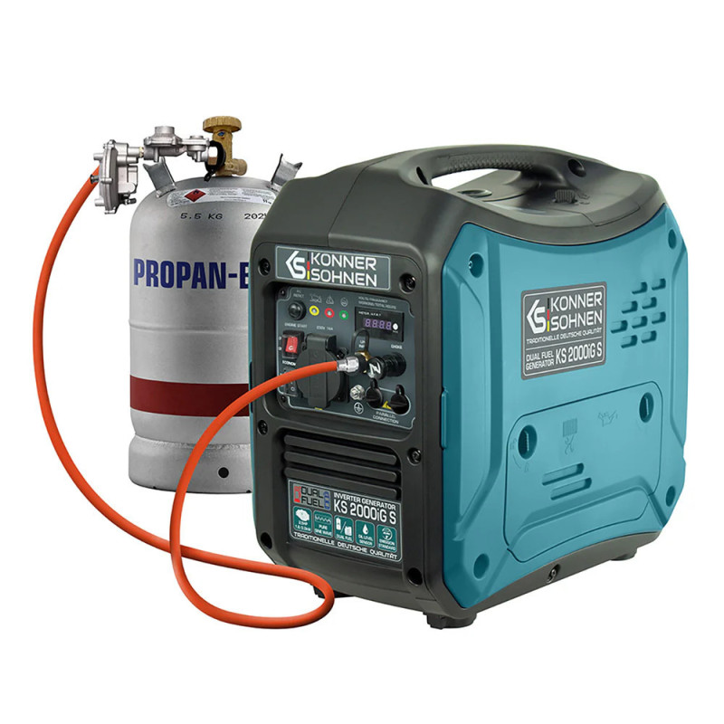 LPG/Benzin-Inverter-Generator Könner & Söhnen KS 2000iG S