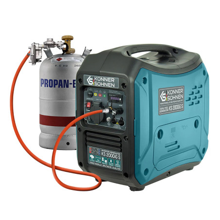 Invertorový generátor na LPG/benzín Könner & Söhnen KS 2000iG S