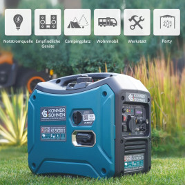LPG/Benzin-Inverter-Generator Könner & Söhnen KS 2000iG S