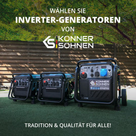 LPG/Benzin-Inverter-Generator Könner & Söhnen KS 4100iEG