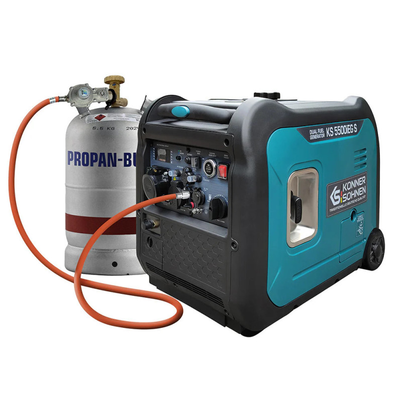 Generator inwerterowy LPG/benzyna Könner & Söhnen KS 5500iEG S