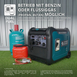 Generador inversor GLP/gasolina Könner & Söhnen KS 5500iEG S