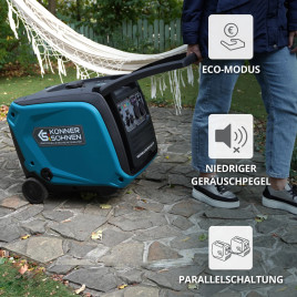 Generatore inverter GPL/benzina Könner & Söhnen KS 4000iEG S