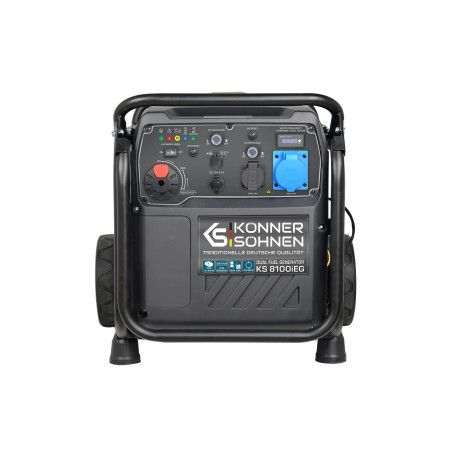 LPG/Benzin-Inverter-Generator Könner & Söhnen KS 8100iEG
