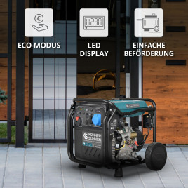 Generator inwerterowy LPG/benzyna Könner & Söhnen KS 8100iEG