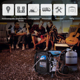 Generatore inverter GPL/benzina Könner & Söhnen KS 8100iEG