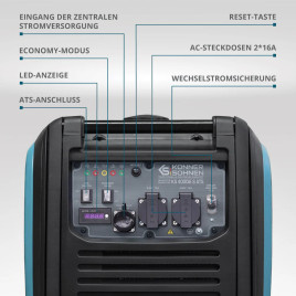 Générateur à inverseur Könner & Söhnen KS 4000iE S ATS version 2