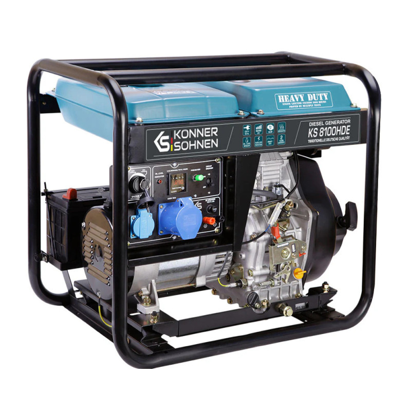 Generatore diesel Könner & Söhnen KS 8100HDE (EURO V)