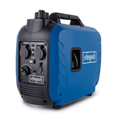 Invertorový generátor SG2500i Scheppach - 2000W | 2x zásuvka 230V / 2x USB typ A (rychlé nabíjení)