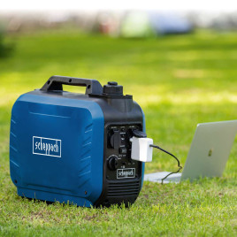 Générateur électrique inverter SG2500i Scheppach - 2000W | 2x prise 230V / 2x USB type A (charge rapide)